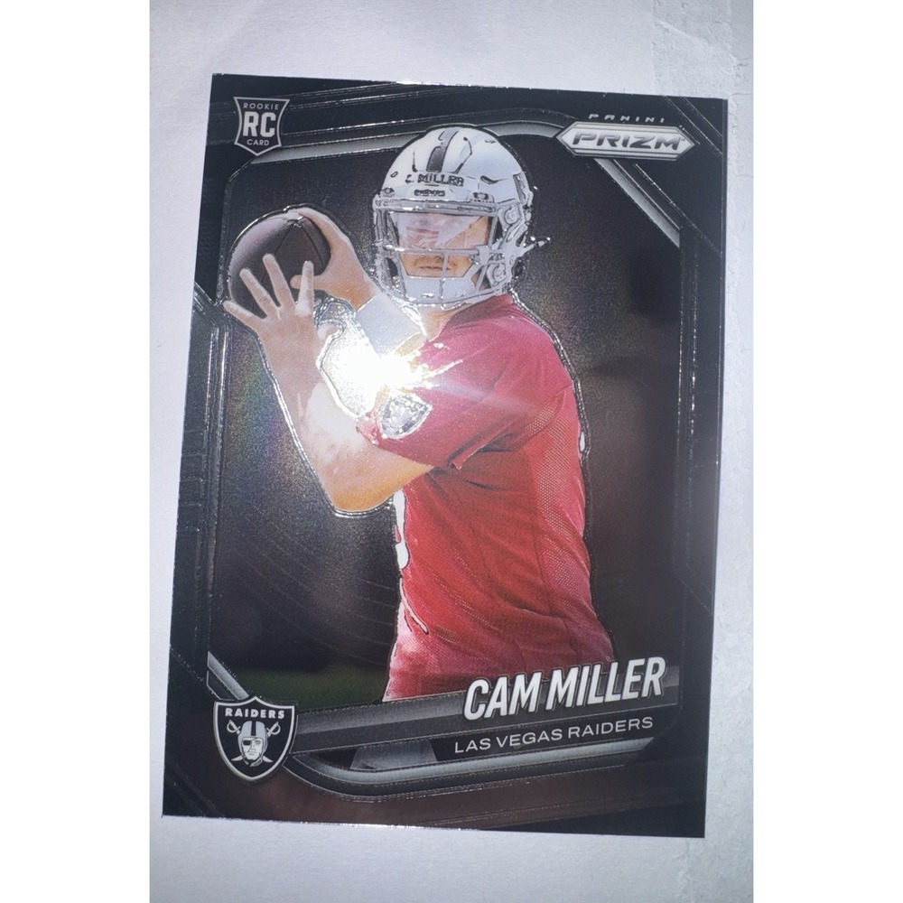 2025 Panini Prizm #362 Cam Miller Las Vegas Raiders